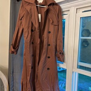 a new day Women's Tan Trench Coat
